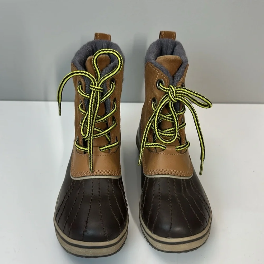 Sorel Slimpack ll Brown Winter Boots Size 2